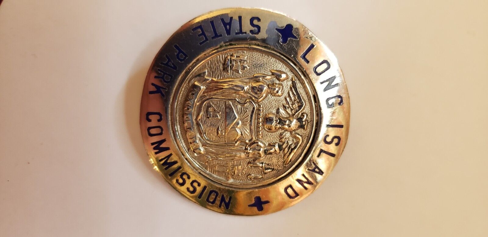 Vintage Long Island State Park Commission Employee Id Badge