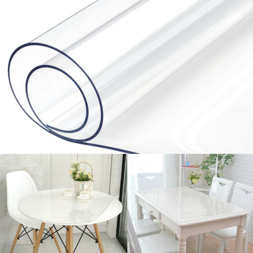 Waterproof Clear Plastic Pvc Tablecloth Transparent Protector Dining Table Cover