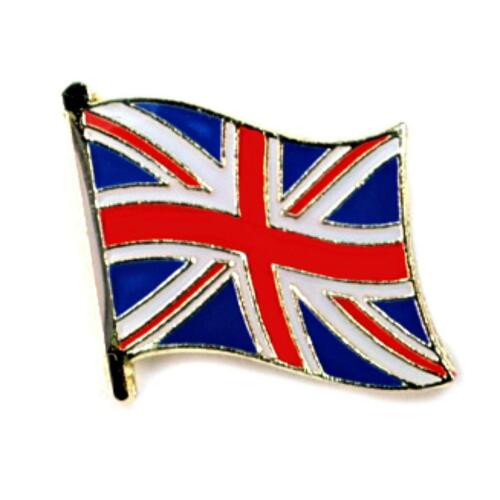 British Flag Lapel Pin 0.5" Uk Great Britain England Union Jack Pinback Tie Hat