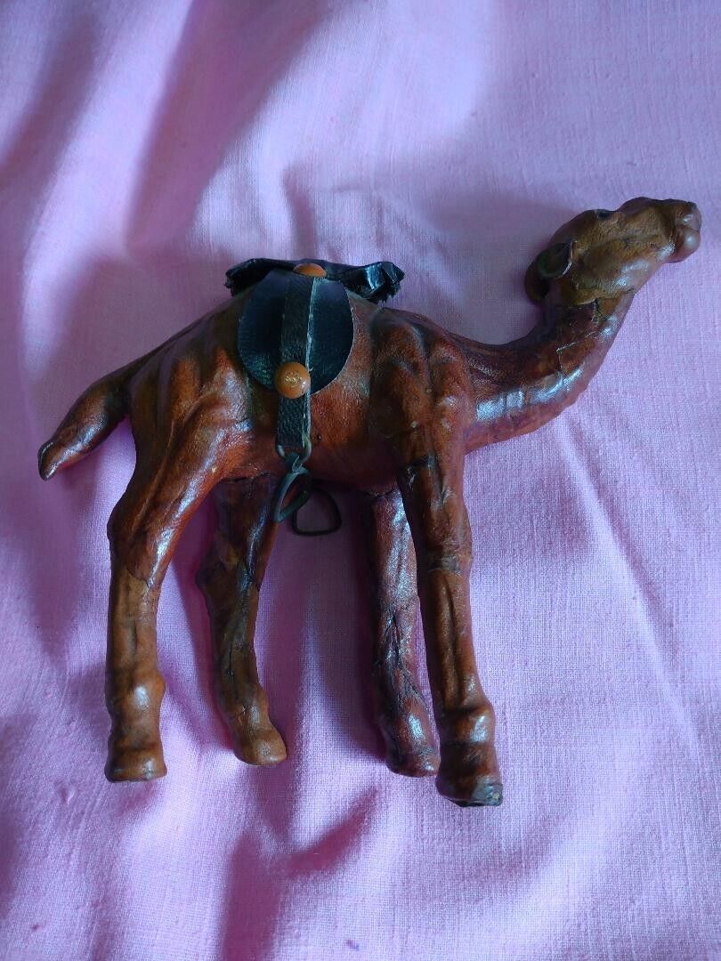 Camel Figure (possibly Leather Wrapped?)