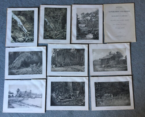 Panama Canal - 9 1874 Illustrations Survey Of Darien Isthmus Selfridge Us Navy