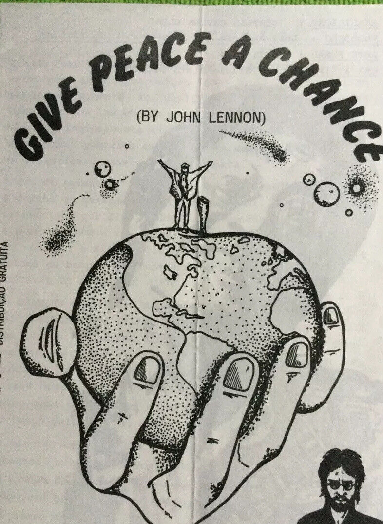 John Lennon Memorial Concert Bochure Is Written In Spanish At Cavern Club.