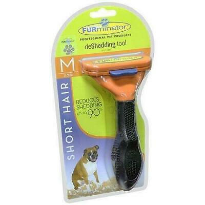 Furminator Deshedding Tool For Short Hair Dogs Medium 21-50lbs, New Free Shipp