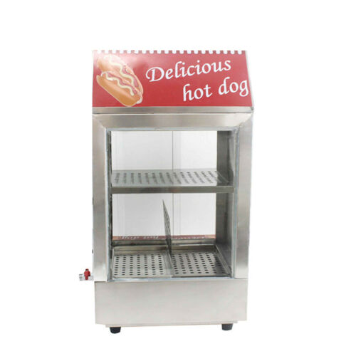 Ytr 220v Commercial Heated Hot Dog Showcase Insulation Cabinet Food Preservation