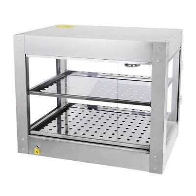 Commercial 24x15x20 Inch Pizza Pastry Food Warmer Countertop Display Case
