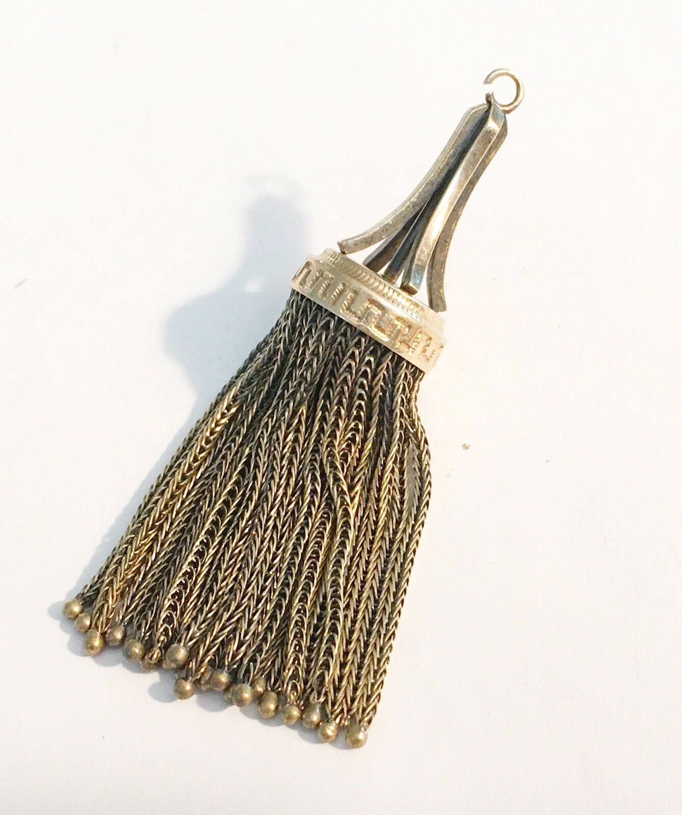 Antique Victorian 14k Long Tassel Drop/pendant