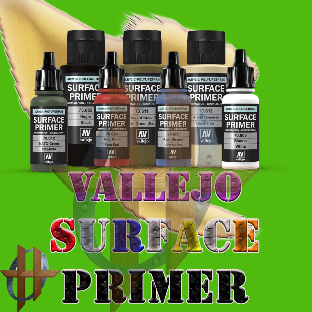 Vallejo Surface Primer 17 Ml And 60 Ml Bottles Of Paint & Auxiliaries
