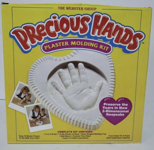 Precious Hands Plaster Molding Kit 3-d Heart Wall Mount Child Kid New Sealed Box