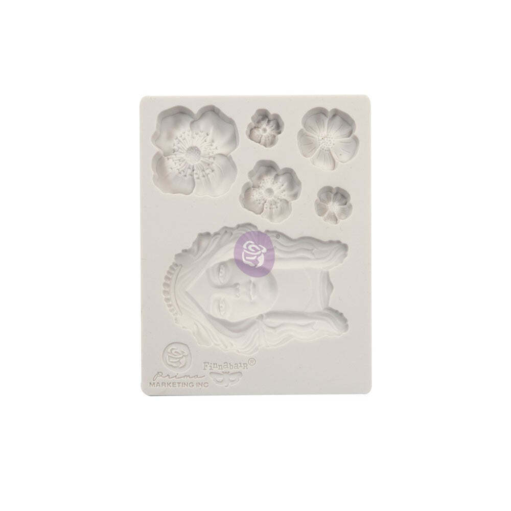 Flower Queen - Finnabair Silicone Decor Mould By Redesign With Prima!