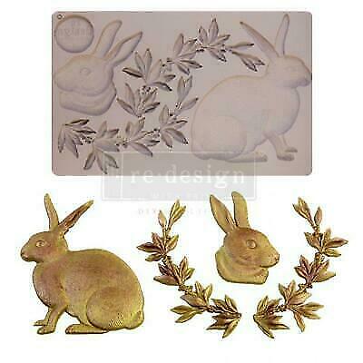 Meadow Hare Rabbit Silicone Mould Redesign With Prima, Brand New