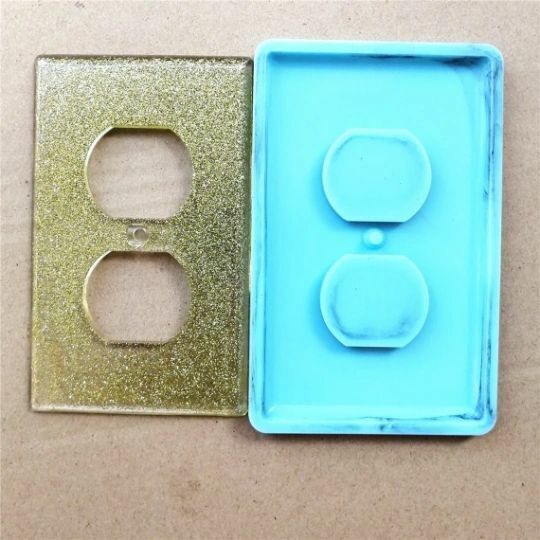 Outlet Cover Silicone Blue Mold